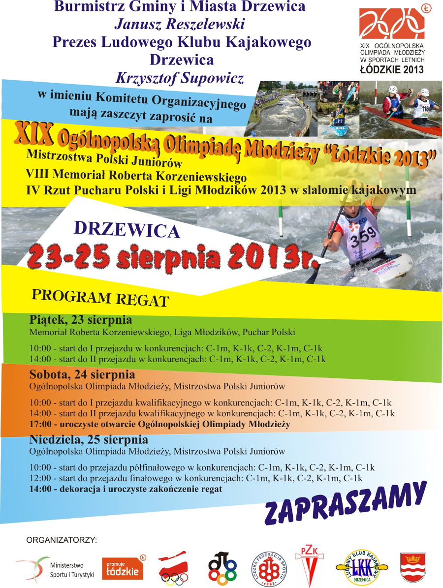 XIX Ogólnopolska Olimpiada Młodzieży w Sportach Letnich „Łódzkie 2013”