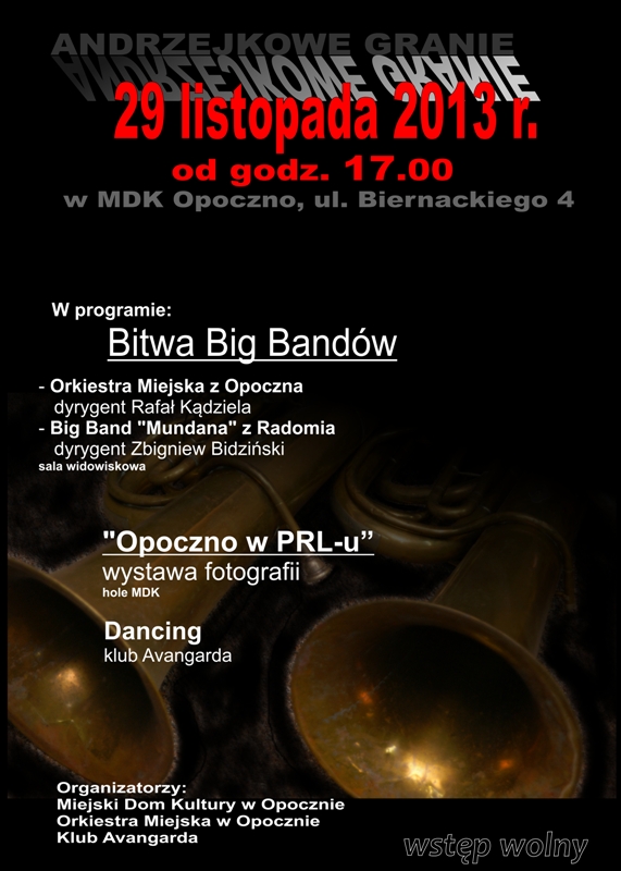 Bitwa Big Bandów i wystawa fotograficzna Opoczno w PRL-u