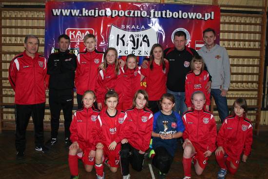 Dziewczęta z LZS KAJA Opoczno zdobywały piłkarskie szlify w Opolu Lubelskim