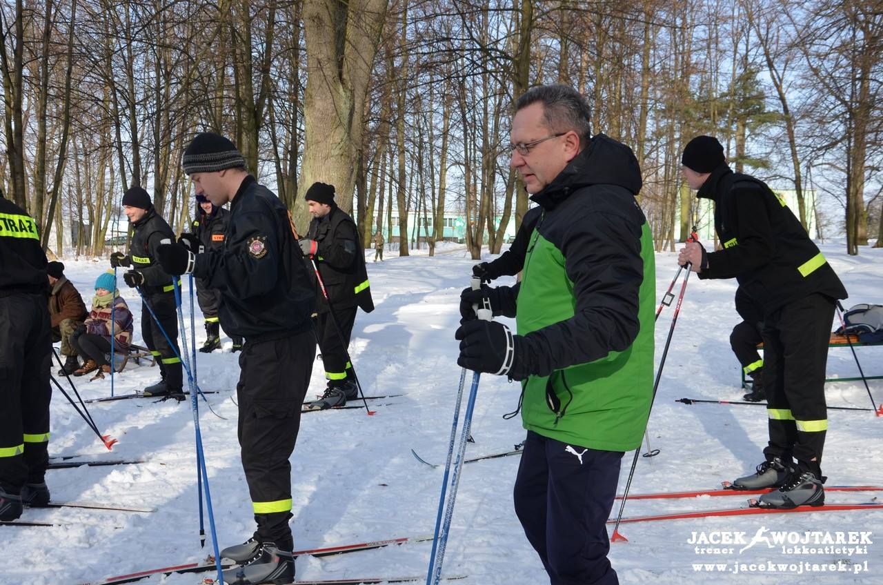 Mistrzostwa OSP Gminy Opoczno w narciarstwie - Strażacy ze Starostą Opoczyńskim