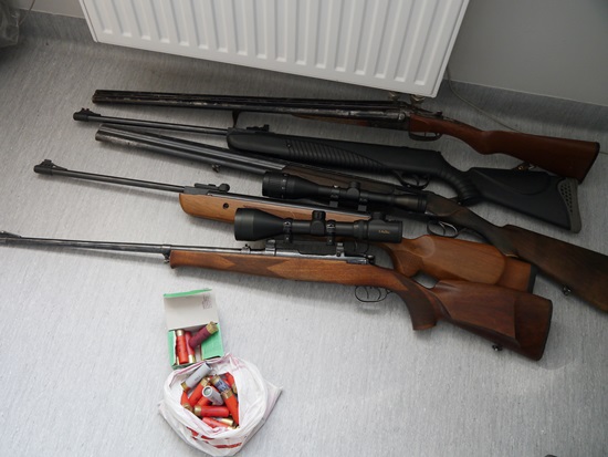 Nielegalna broń / fot.: KPP Opoczo