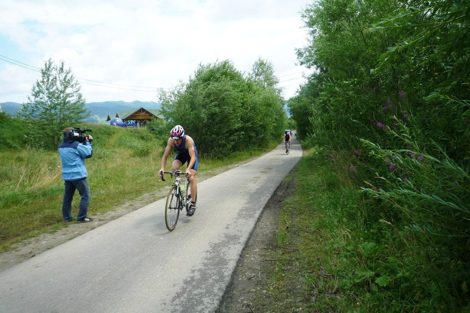 Jakub Woźniak drugi w triathlonie