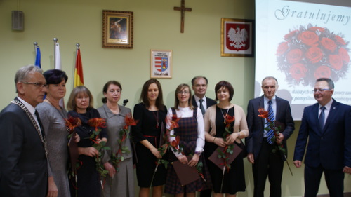 W Starostwie nagrodzono nauczycieli / fot.: Starostwo Powiatowe w Opocznie