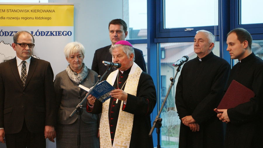 Spotkanie opłatkowe w nowej siedzibie KPP w Opocznie / fot. SP Opoczno