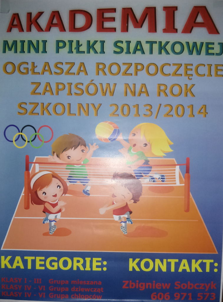 Akademia Mini Piłki Siatkowej zaprasza