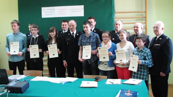 Młodzież zapobiega pożarom / fot.: KP PSP Opoczno