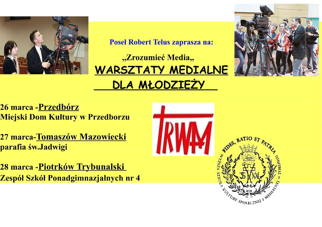 Warsztaty dziennikarskie dla młodzieży