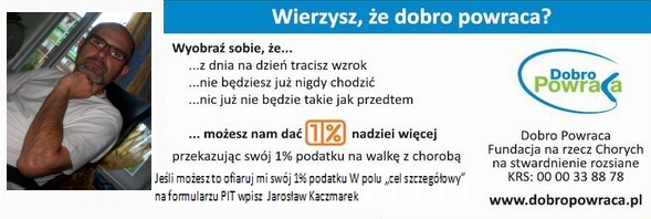Przekaż 1% podatku dla Jarka