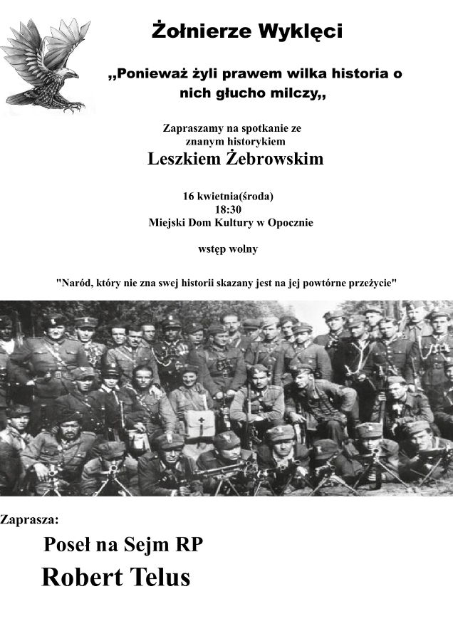 Spotkanie z historykiem Leszkiem Żebrowskim