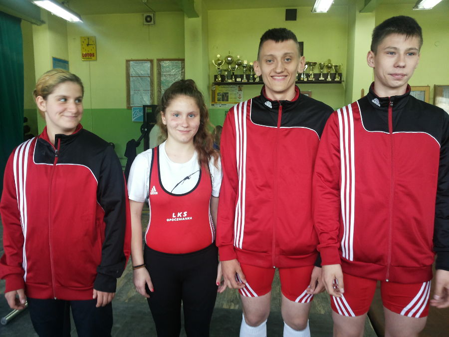 Rekordy życiowe sztangistów i sztangistek z LKS Opocznianka na lidze w Radomsku