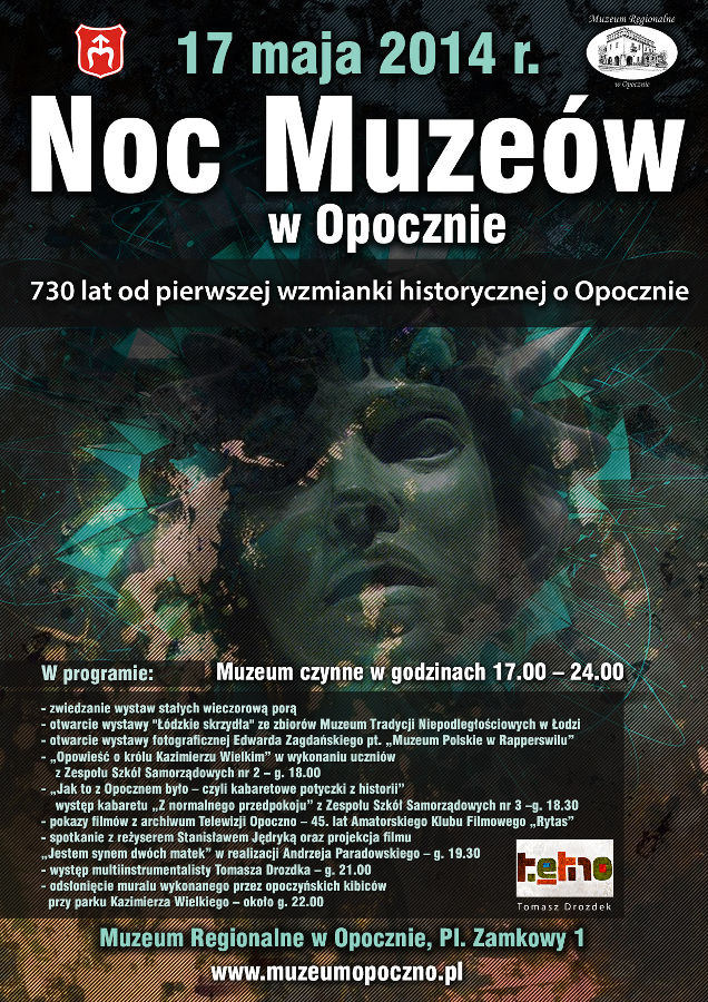 Noc Muzeów w Opocznie "730 lat od pierwszej wzmianki historycznej o Opocznie"