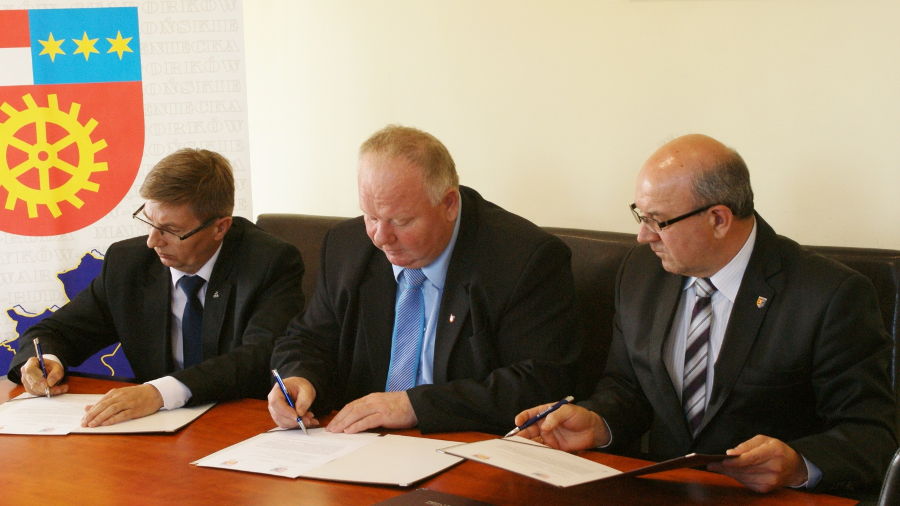 Wspólna inwestycja / fot. Starostwo Powiatowe w Opcznie