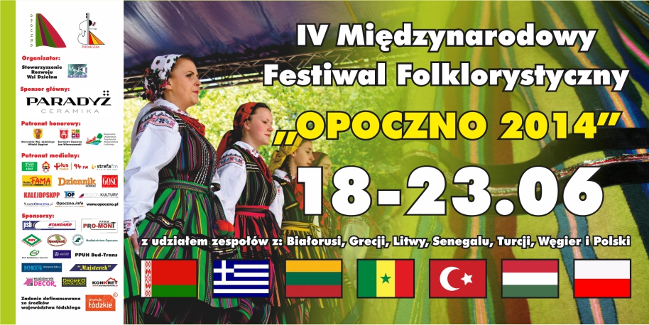 IV Międzynarodowy Festiwal Folklorystyczny Opoczno 2014