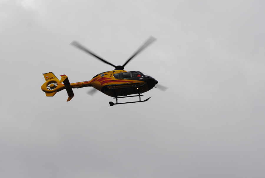 Akcja ratunkowa na ul. Biernackiego / fot. Andrzej Śliwka