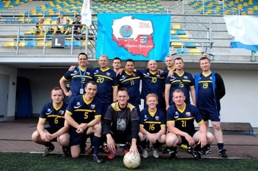 Turniej Piłki Nożnej Służb Mundurowych w Gdyni z udziałem opoczyńskich policjantów