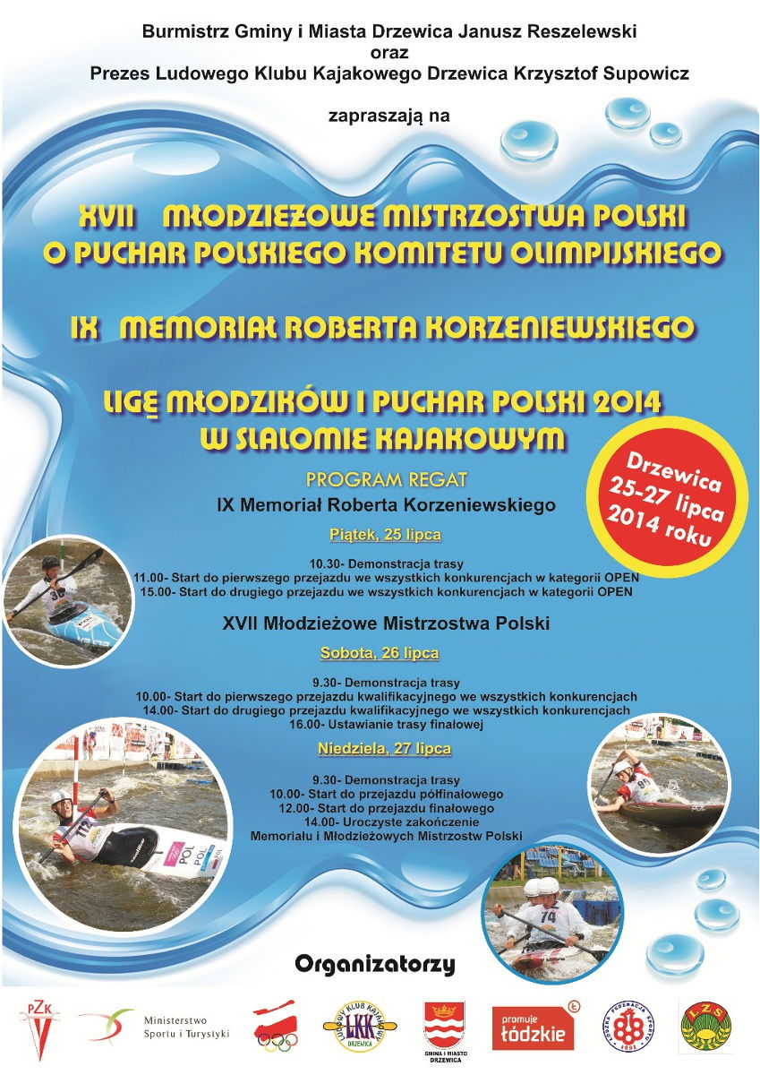 Regaty kajakowe w Drzewicy