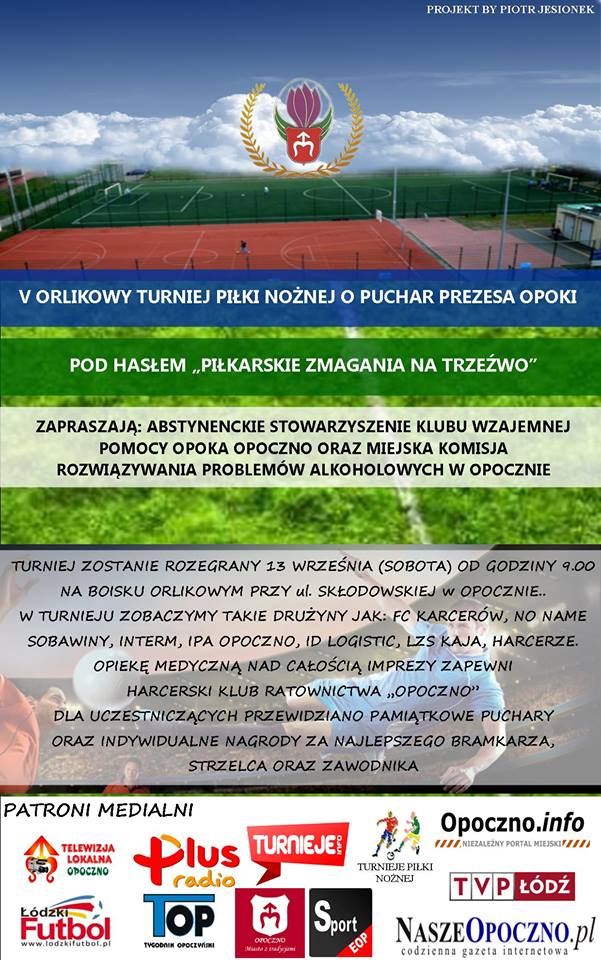 V Orlikowy Turniej Piłki Nożnej - Terminarz grup