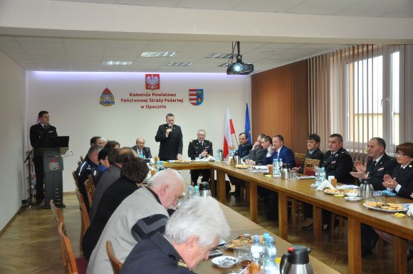 Narada podsumowująca działalność KP PSP w Opocznie w 2014 r. / fot.: PSP Opoczno