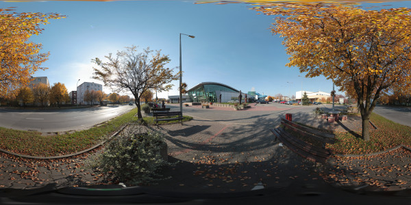 Panorama ul. Biernackiego. Okolice pływalni